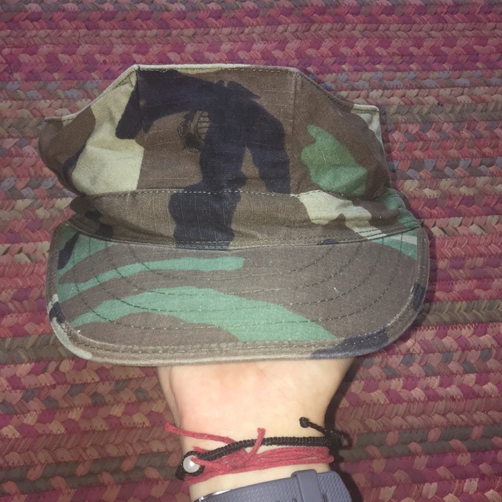 MILITARY ISSUE CAMO CAP HAT